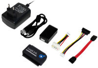 LogiLink c&acirc;ble adaptateur USB 2.0 - SATA et IDE, longueur: