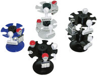WEDO porte-timbres 6 places, rond, gris lumi&egrave;re
