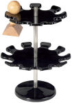 MAUL Porte-timbres rond, 6 tampons, noir, (51006-90)